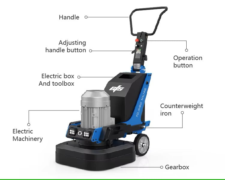 Modey Folding Handle High Efficiency Grinder 690mm MDY69N